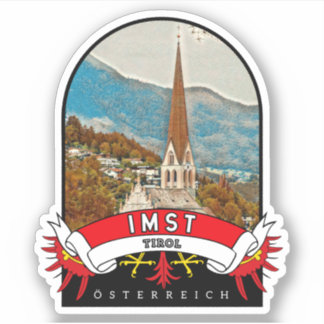 Tirol Imst Österreich Souvenir Klistermärken