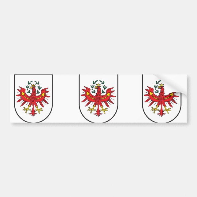 Tirol Wappen, Österrike Bildekal (Framsidan)