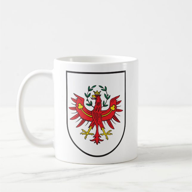 Tirol Wappen, Österrike Kaffemugg (Vänster)