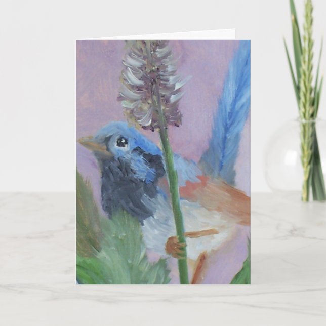 Tirrell Blue Birthday Card Kort (Framsida)