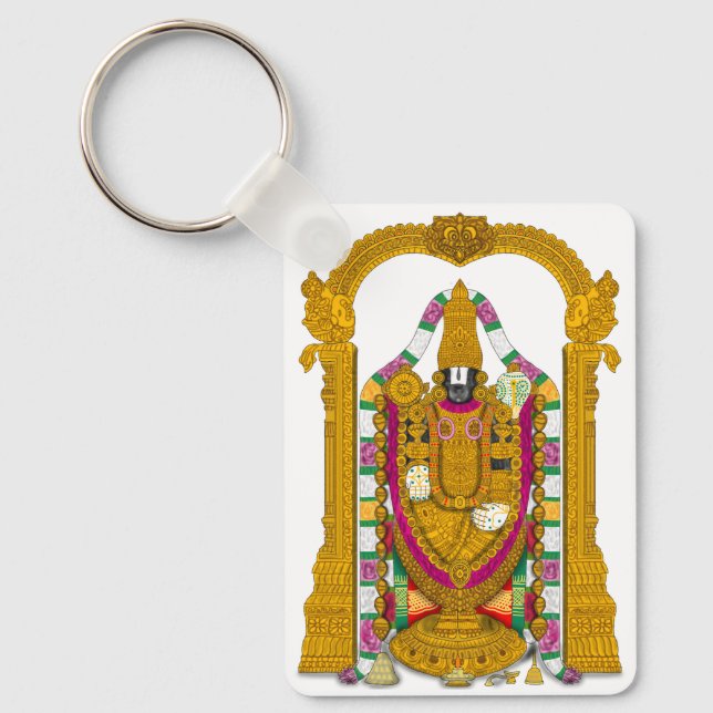 Tirupati Balaji Nyckelring för Dagligt Bruk (Framsida)