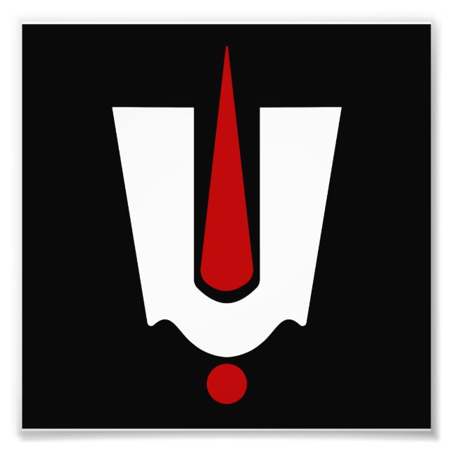 Tirupati Tilak SIgn Fototryck (Framsidan)