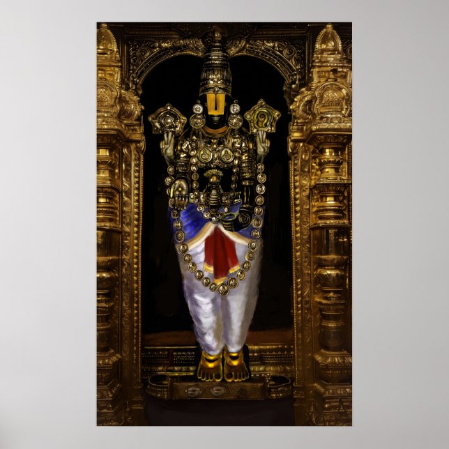 Tirupati Venkateshwara Swamy Poster (Framsidan)