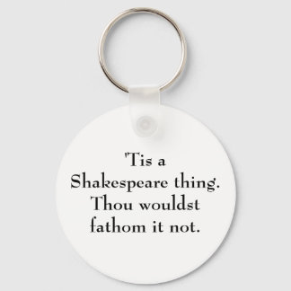 "Tis a Shakespeare sak. Nyckelring