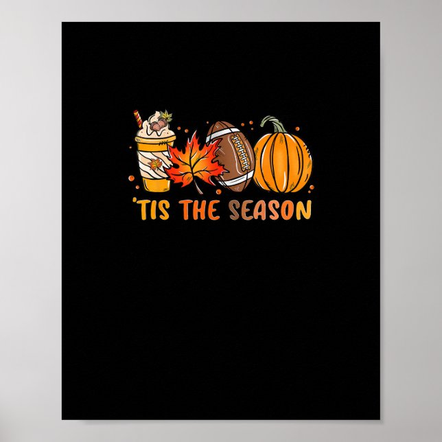 Tis fotboll för säsong, Thanksgiving Poster (Framsidan)