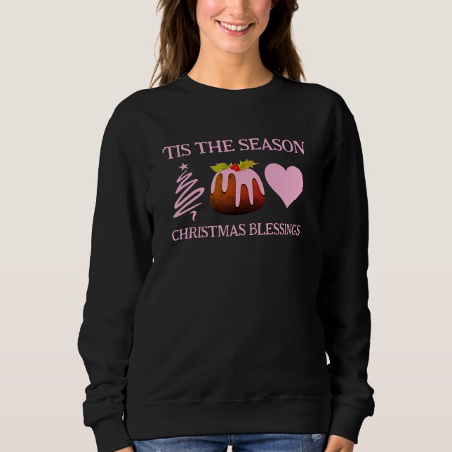 TIS HAVS Rosa CHRISTMAS T Shirt (Framsida)