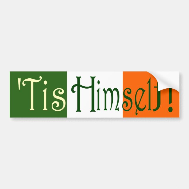 "Tis Himself! Bildekal (Framsidan)