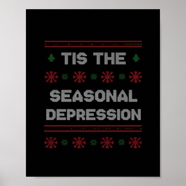 Tis Säsong Depression Memote Poster (Framsidan)