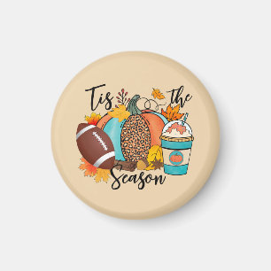 "Tis säsong - fall, fotboll och pumpkin Spice Magnet