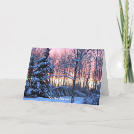 'Tis säsongen upp den norr vinterhelgdag Kort