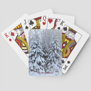 'Tis säsongen.  Vinterhelgdag Casinokort