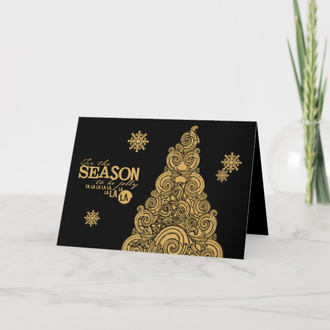 Tis säsongjulen Julhälsningar kortet Helgkort (Framsida)