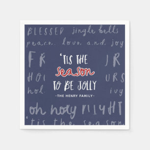 'Tis säsongjulpartyet Pappersservett
