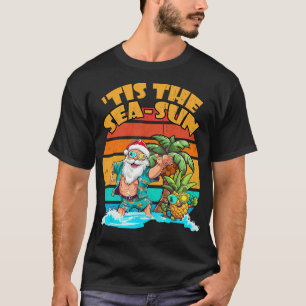 Tis: Sea-Sol Santa Beach, sommarsäsong Christma T Shirt
