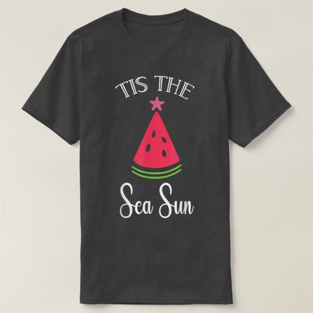 Tis Sea Sol, Santa Starfish på havet T Shirt (Design framsida)