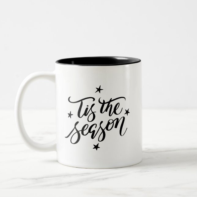 Tis Season Black Två-Tonad Mugg (Vänster)
