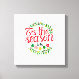 Tis Season Canvastryck