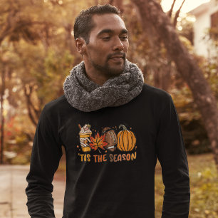 Tis Season Football Pumpkin Fall T Shirt