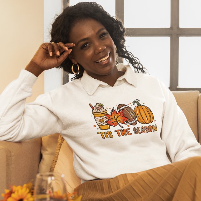 Tis Season Football Pumpkin Fall T Shirt (Tis the Season Football Pumpkin Fall Sweatshirt)