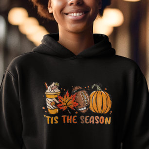 Tis Season Football Pumpkin Fall T Shirt