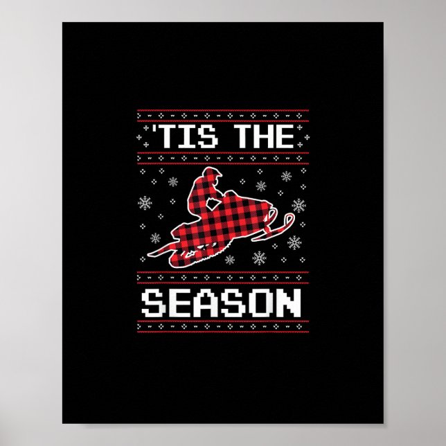 Tis Season Fotboll Pumpa Höst Fall Thanksgiving Poster (Framsidan)