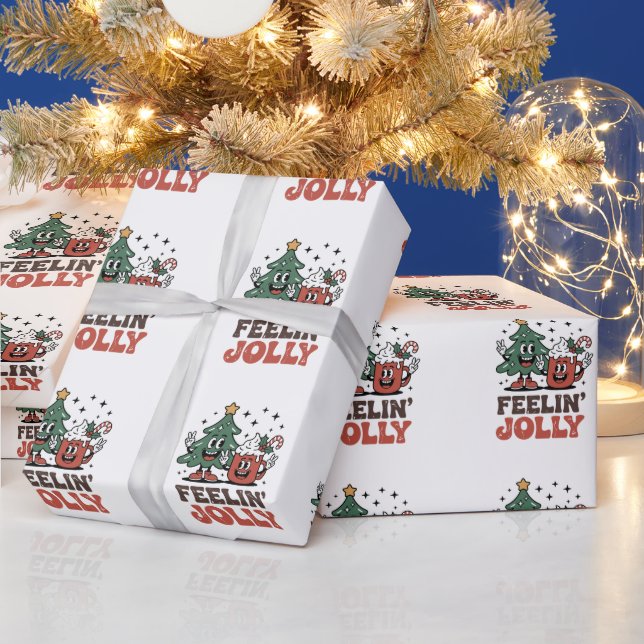 Tis Season Julgran Santa Hat-kaffe Presentpapper (Helgdagar)