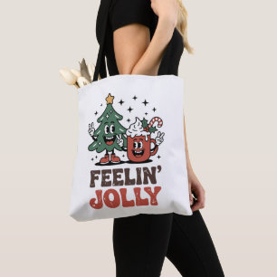 Tis Season Julgran Santa Hat-kaffe Tygkasse