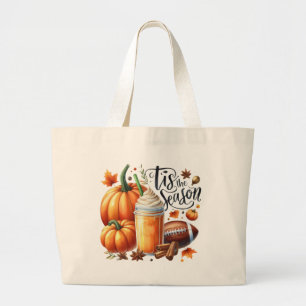 Tis Season Large Tote Bag Jumbo Tygkasse