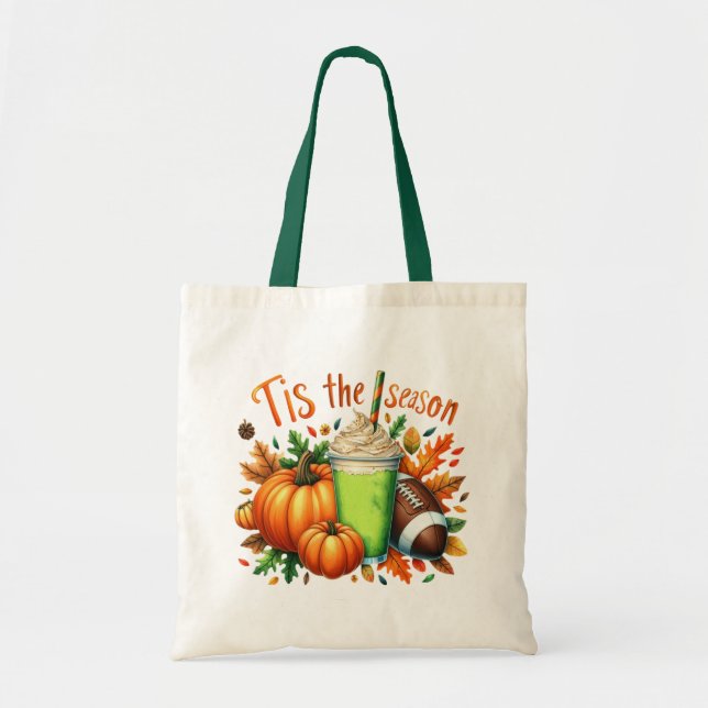 Tis Season Large Tote Bag Tygkasse (Framsidan)