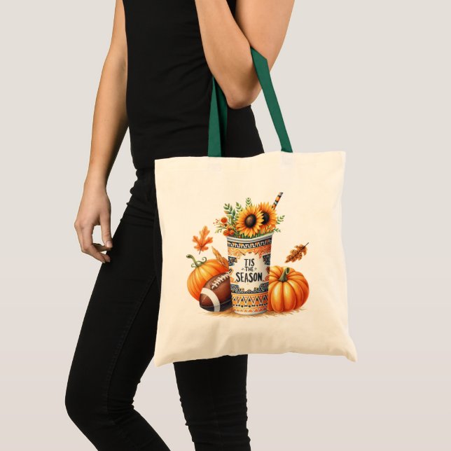 Tis Season Large Tote Bag Tygkasse (Framsida (produkt))