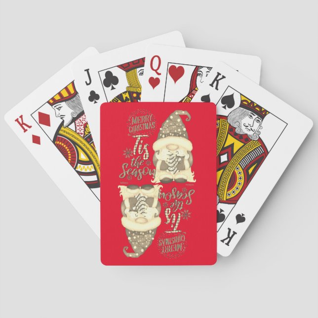 TIS: SEASON Lustiga jultomné Casinokort (Baksidan)
