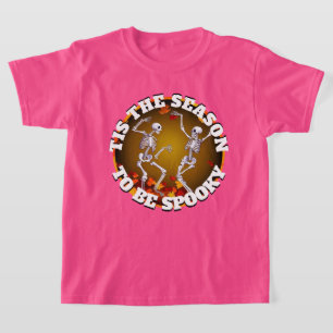 Tis Season Lycklig Skeletons T Shirt