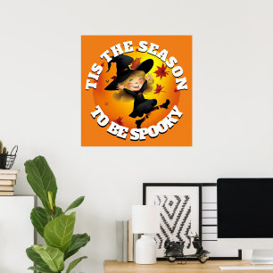 Tis Season Lycklig Witch Poster