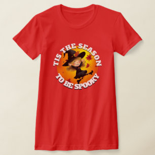 Tis Season Lycklig Witch T Shirt