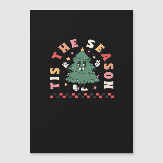 Tis Season Retro Halloween Kuslig Säsong Höst (Framsida)