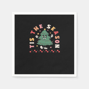 Tis Season Retro Halloween Spooky Season Fall Pappersservett