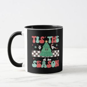 Tis Season Retro Womans Helgdag Mugg