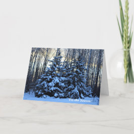 "Tis Season Up North Winter Helgdag Kort