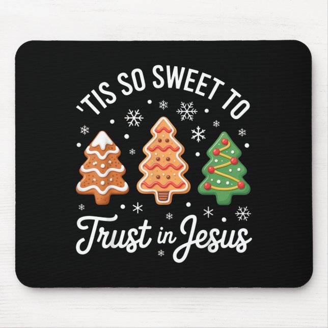 Tis So Sweet To Trust In Jesus - Festive Christian Musmatta (Framsidan)
