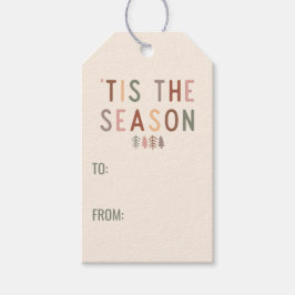"Tis the Season Boho Presentetikett