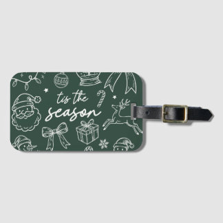 Tis the Season - Christmas Doodle Bagagebricka
