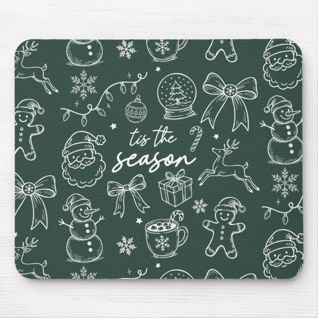 Tis the Season - Christmas Doodle Musmatta (Framsidan)
