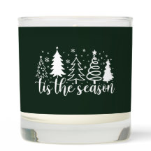 Tis The Season Christmas Tree Scented Candle