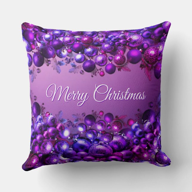 Tis The Season Christmas Tree Throw Pillow Kudde (Baksida)