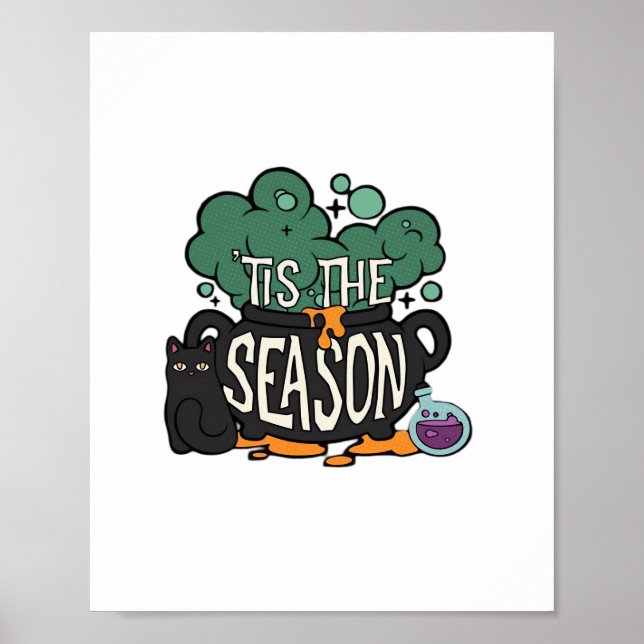 Tis The Season Classic Minimal Enkel Poster (Framsidan)