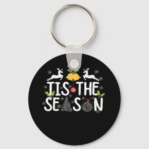 Tis The Season Classic Minimal Ren Nyckelring
