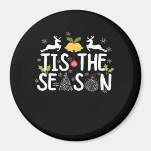 Tis The Season Classic Minimal Rent Magnet