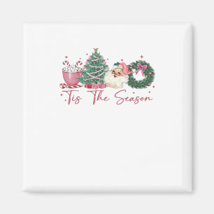 Tis The Season God Jul Söt Xmas Kaffe Ch Magnet