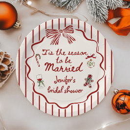 Tis The Season Hand Drawn Christmas Bridal Shower