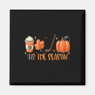 Tis The Season Hockey Latte Lämnar Hej Pumpa H Magnet
